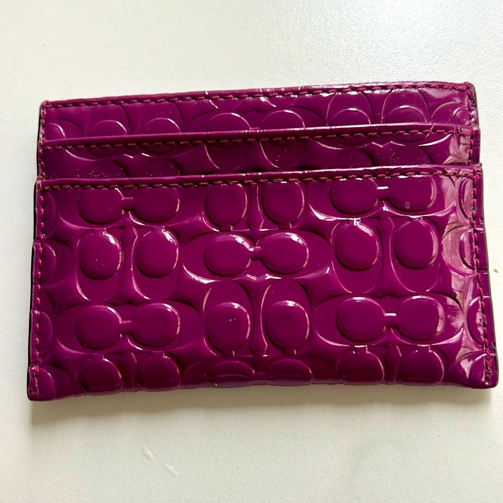 Coach Business Card Holder pre-loved